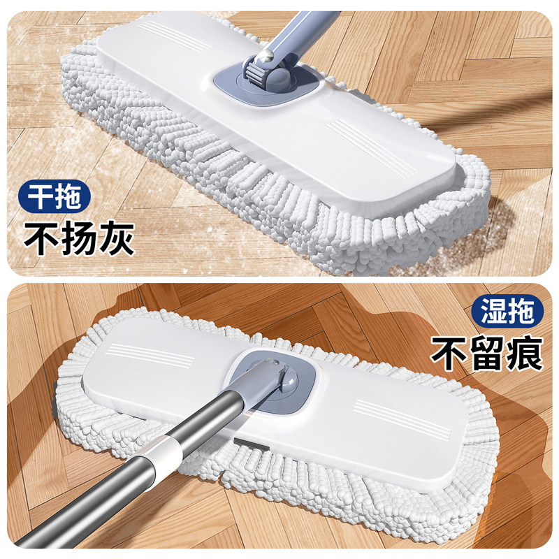 拖把家用一拖免手洗平板2025新款拖地专用懒人神器吸水大墩拖布净