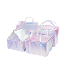 Rainbow coated cold bag cake insulated food refrigerated bag thickened waterproof 6 inch 8 inch 10 inch plus 12