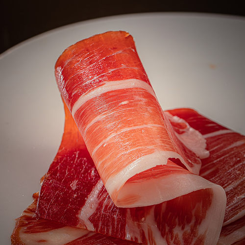 宣威火腿生吃火腿片即食早餐配蜜瓜黑猪火腿薄片腊肉三年发酵 - 图2