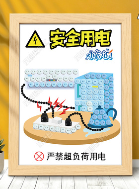 安全用电预防触电儿童暑期电力安全diy手工制作纽扣粘贴画材料包
