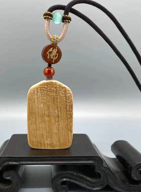 天然作品手工雕刻大日如来吊坠