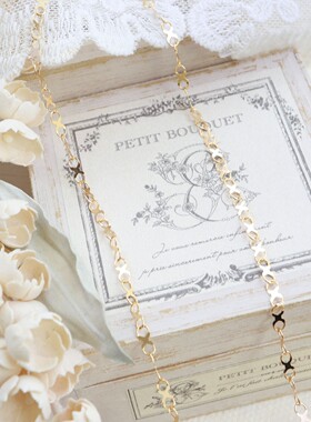 特 经典爆款8字蕾丝链小众锁骨链925银镀金cocoshni*平替素款项链