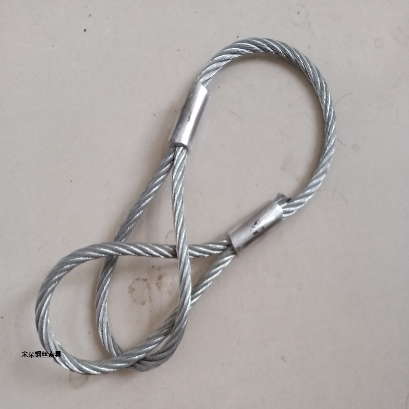 8毫米镀锌钢丝吊绳索具无油细绳吊装钢丝绳索设备应急搬运移挪绳 - 图2