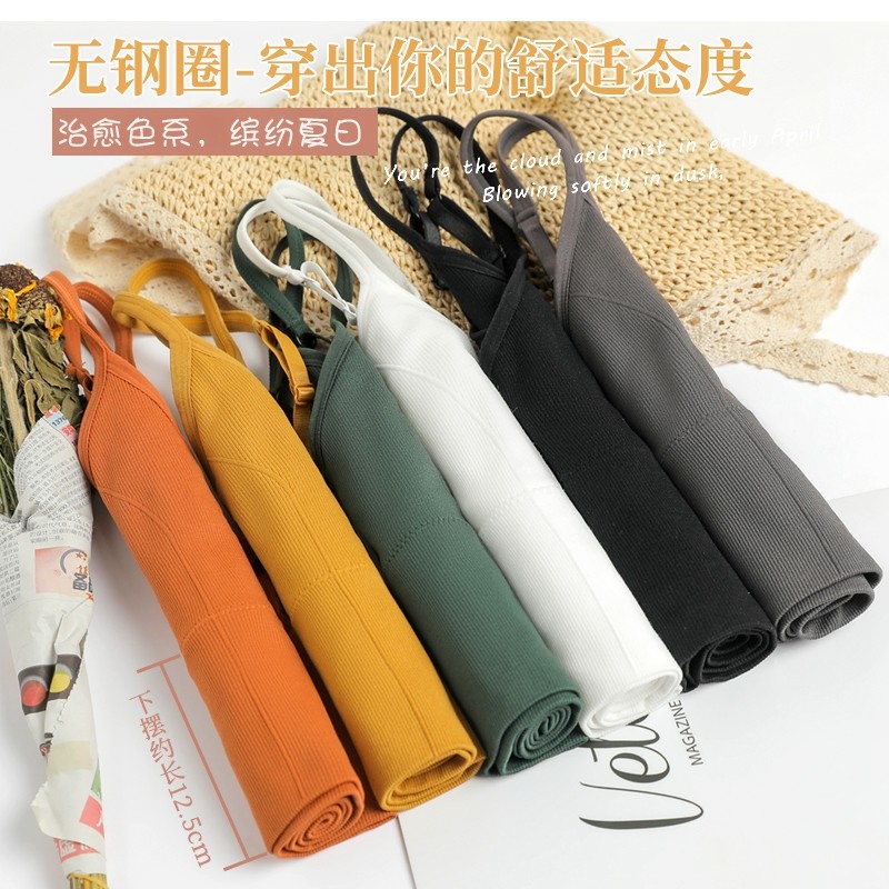 u型美背吊带网红爆款女新款裹胸 北极绒裕和抹胸