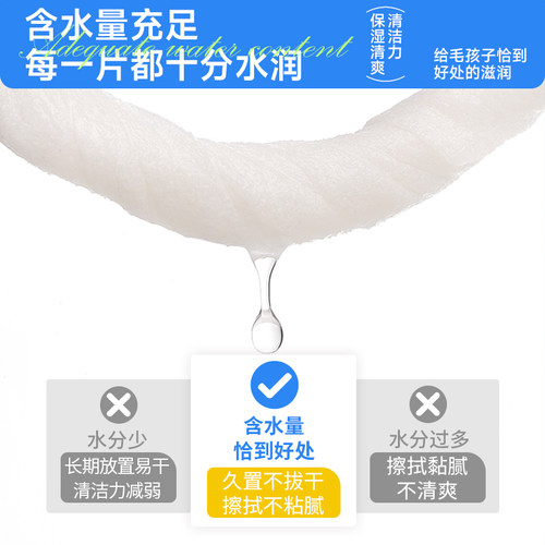 凯锐思猫咪泪痕清洁湿巾宠物猫狗专用擦眼睛耳朵免洗用品120片 - 图1