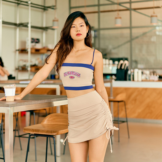 AlphaGym Регулируемая плиссированная теннисная юбка с завязками