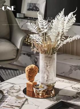轻奢客厅电视柜家居花艺现代玻璃花瓶摆件茶几装饰品