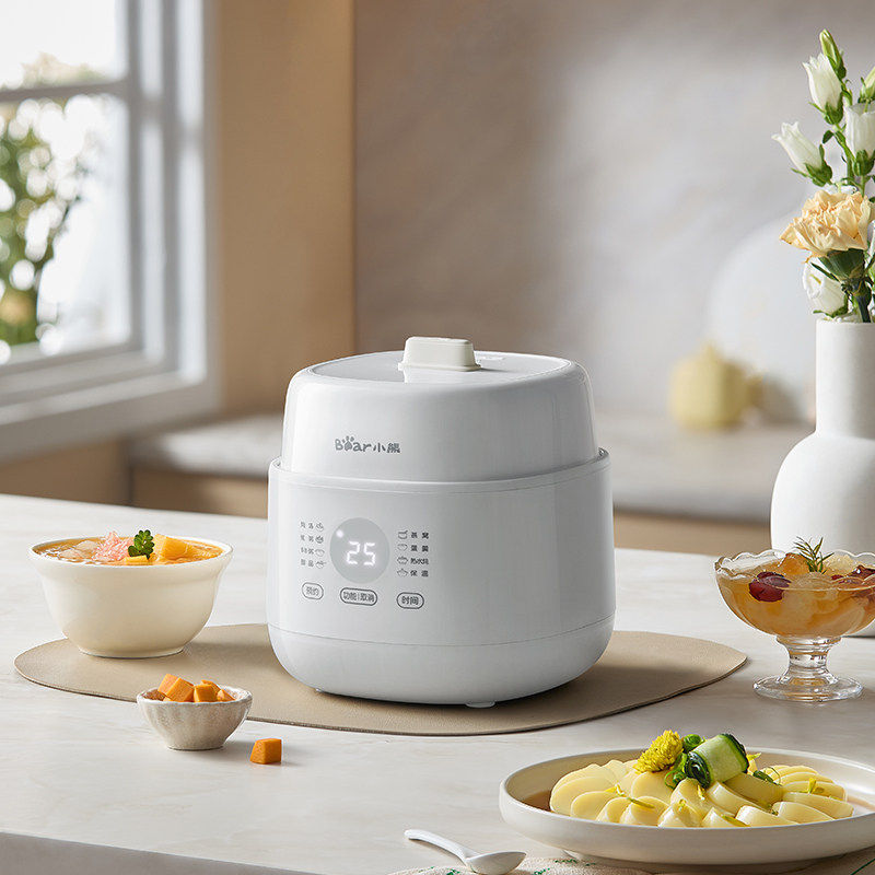 小熊电炖锅炖盅隔水炖家用婴儿辅食煮粥锅燕窝陶瓷煲汤炖汤E10N1,淘宝优惠券,粉丝福利购,淘宝优惠卷