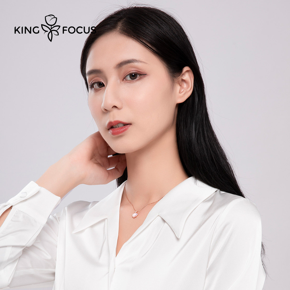 一贝子999女2021年2022纯银项链 秦福炫项链