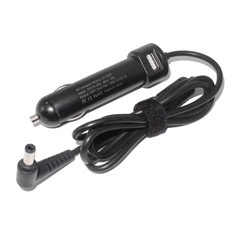 联想Y430 Y330 G450 G460 B450 19V 4.74A笔记本车载电源适配器 - 图0