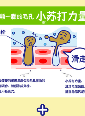 石泽小苏打葡萄洁面清洁毛孔