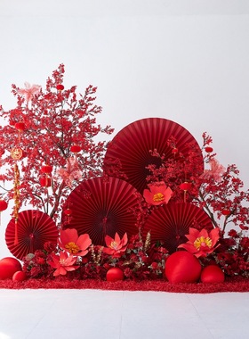 2026马年EVA仿真牡丹许愿树