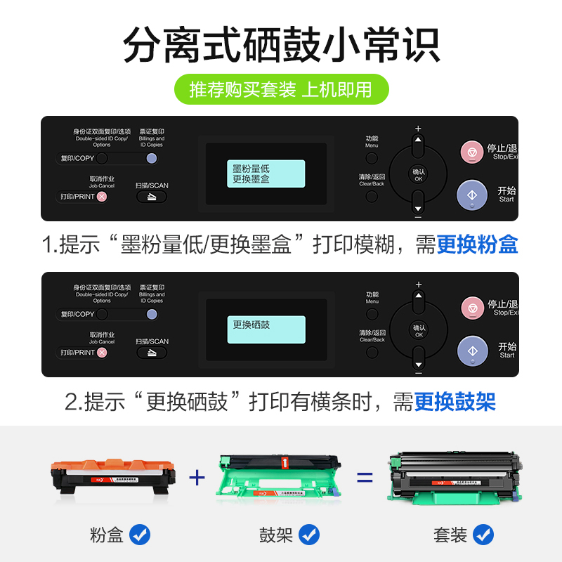 彩格适用联想M7206w硒鼓M7216nwa 7256whf Lj2206打印机LT201粉盒-图1