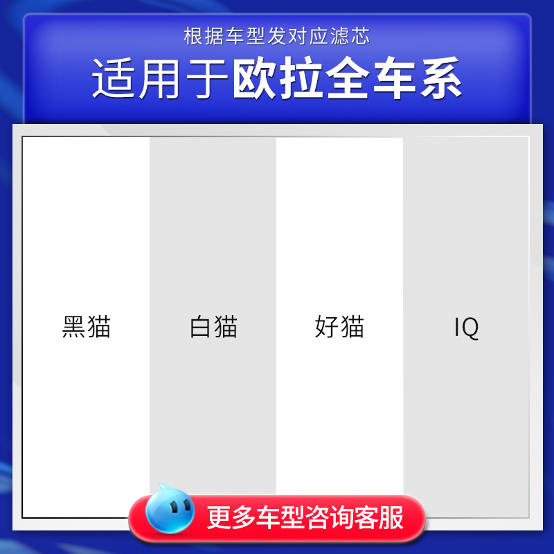 适用长城欧拉黑猫空调滤芯原厂原装R1好猫新活性炭白猫空气滤清器