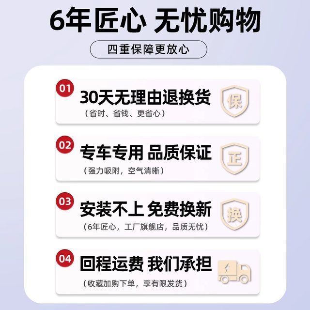 1 set of original air conditioning air filter element