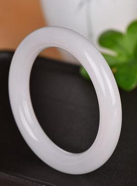 圆条手镯天淼玉器金丝玉羊脂玉