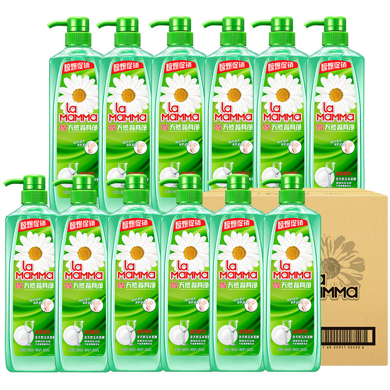 妈妈壹选家庭装包邮促销整箱洗涤灵 妈妈壹选日化洗洁精