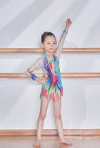 Pleasing Ballet Dancer Cheerleading Racing Suit Dancing Suit Bodysuit Professional Artistic Gymnastics Suit