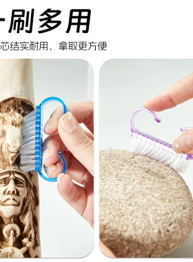 美甲羊角刷软毛不伤甲面便携