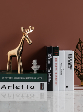 创意仿真书装饰桌面拍摄道具