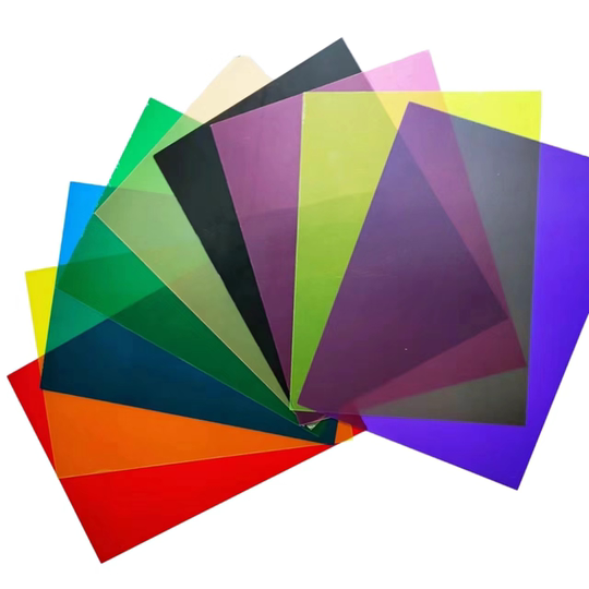 Matériel pédagogique en pvc fait à la main pour la maternelle en vitrail