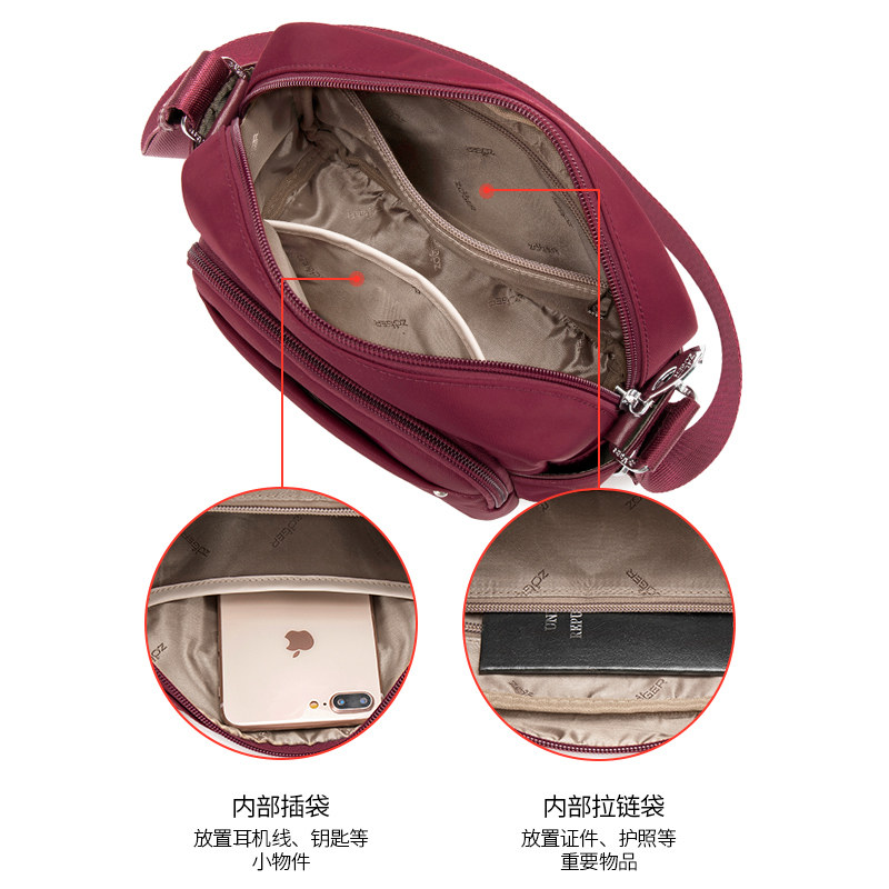 女2020新款韩版轻便简约单肩斜挎包 zoger女士包袋