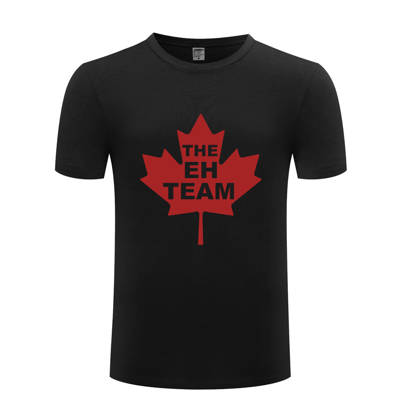 新款男式短袖T恤 The EH Team Canada Canadian Pride厂家直销-图3