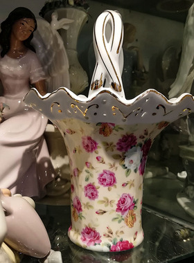 创意复古镂空插花瓶轻奢风摆件