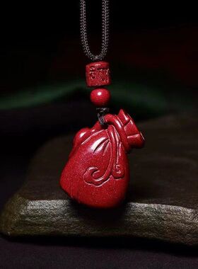 挂件貔貅砂皮休福袋吊坠本命年