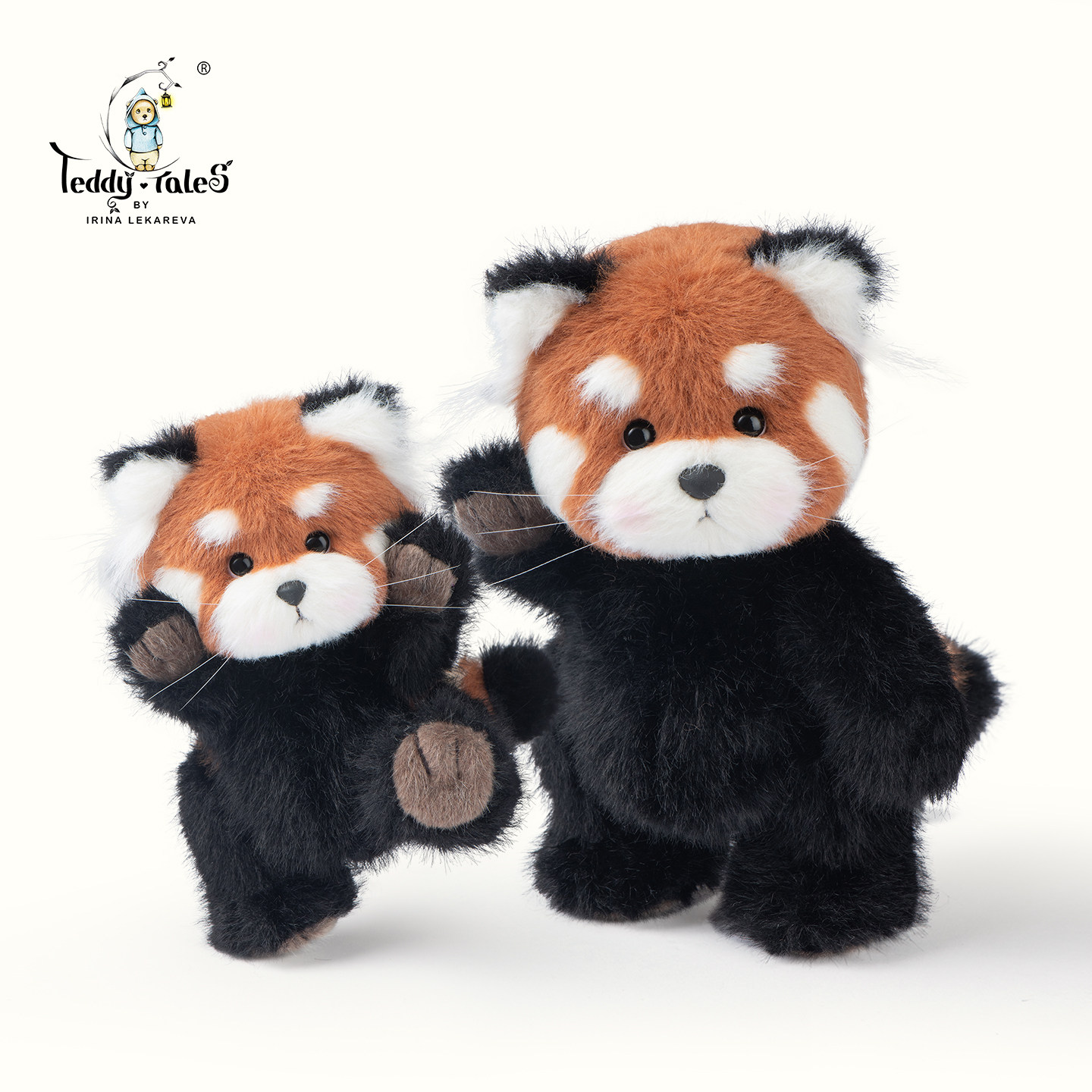 TeddyTales莉娜熊小熊猫关节玩偶探险家长毛绒玩具女朋友闺蜜礼物,淘宝优惠券,粉丝福利购,淘宝优惠卷