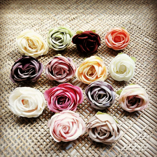 Цветок на запястье, аксессуары, DIY, в цветочек, 4см