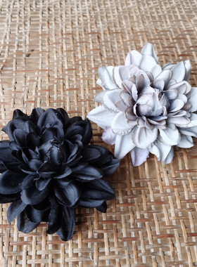diy绢花万圣节黑玫瑰玫瑰花海