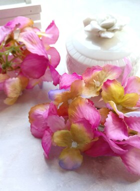 花海大世界油画绣球花瓣仿真花