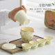 2026 ໃໝ່ Portable Travel Tea Set Quick Cup One Pot Four Cups Outdoor Car Tea Set one Drinking