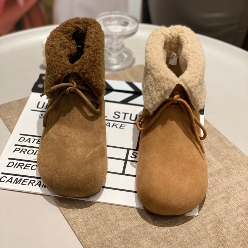 马丁靴女款2025年冬季新款时尚百搭舒适轻便休闲加绒圆头加厚短靴,淘宝优惠券,粉丝福利购,淘宝优惠卷