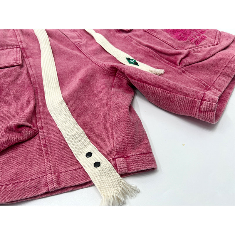 430g克重水洗扎染重磅棉!宽松多袋短裤五分裤潮男时髦跳舞ins风厚,淘宝优惠券,粉丝福利购,淘宝优惠卷