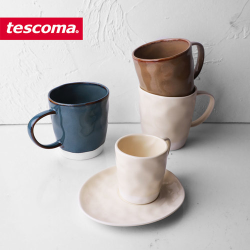 捷克/tescoma进口陶瓷杯子高颜值咖啡杯套装窑变釉彩喝水杯子-图0