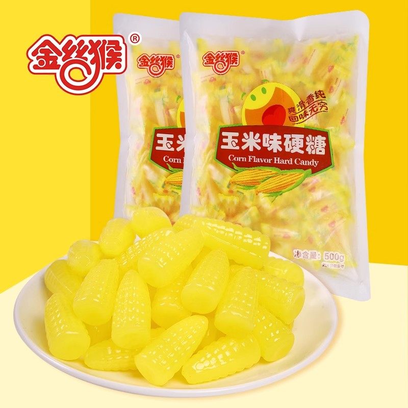 金丝猴玉米糖硬糖500g怀旧小零食结婚喜糖酒席新年货糖果散装批发,淘宝优惠券,粉丝福利购,淘宝优惠卷