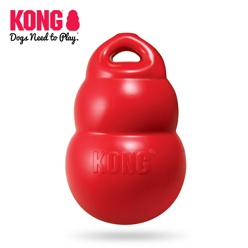 KONG狗狗玩具橡胶弹跳葫芦磨牙耐咬金毛泰迪宠物益智游戏弹力玩具