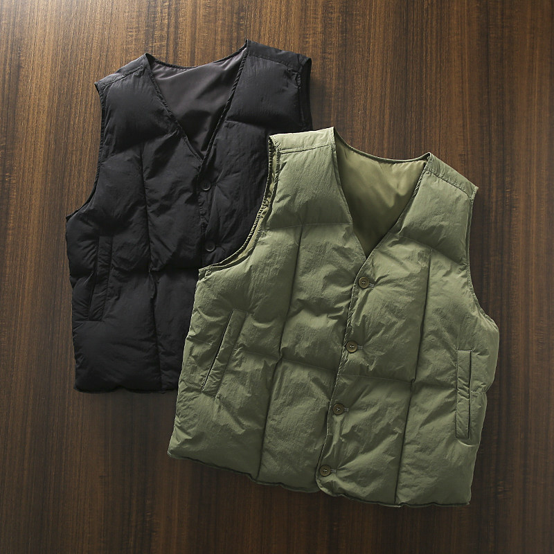 巨厚实-！防风抗水！冬季户外男士加厚保暖户外休闲V领棉衣马甲潮,淘宝优惠券,粉丝福利购,淘宝优惠卷