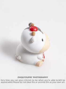 生肖属相牛牛摆件创意财运亨通喜庆公仔汽车桌面手办送生日礼物