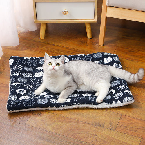 狗垫子四季通用猫垫子睡觉用宠物睡垫猫狗窝地垫猫咪毯子冬季保暖-图0
