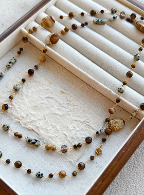 许我耀眼赵露思同款长款毛衣链