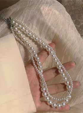 许我耀眼许妍赵露思同款双层项链