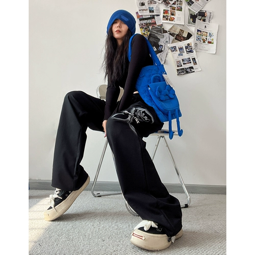 Оригинальные черные танцующие штаны в стиле хип-хоп