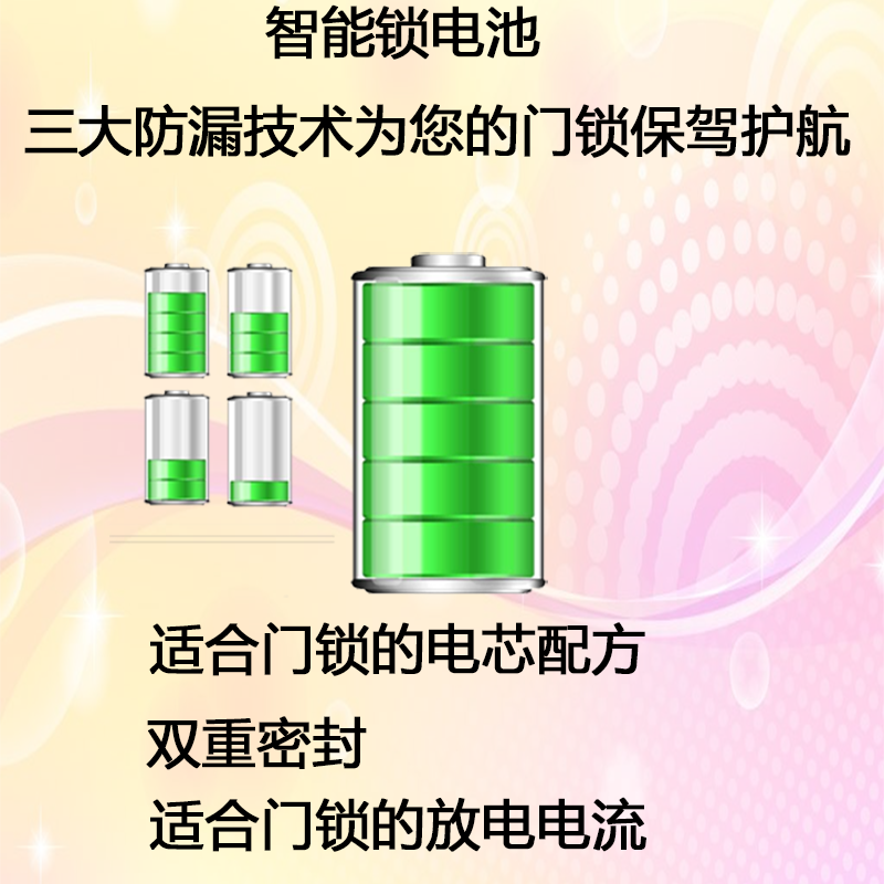 三星西门子密码电子凯迪仕智能指纹锁5号碱性艾栖大容量电池BEXEL-图2