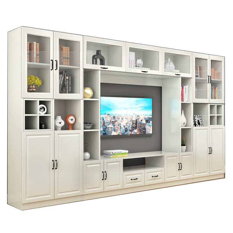 电视柜组合墙柜客厅现代简约家用高款高柜电视背景墙柜电视机柜子