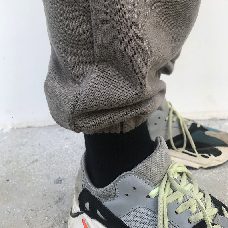 搭配yeezy神ins侃爷同款男女椰子 4FUN休闲裤