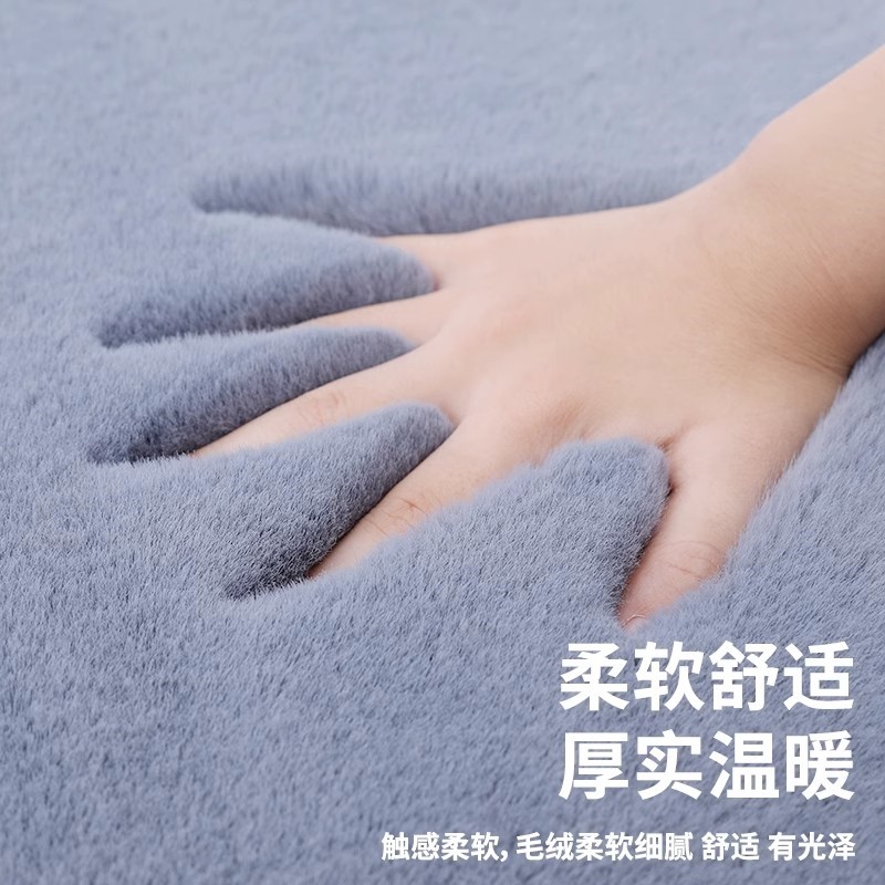 汽车坐垫冬季毛绒单片三件套冬天车载仿兔毛羊毛座垫短毛后排通用