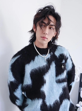 珍珠十字架情侣小众项链